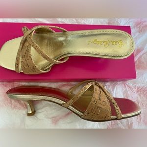 Lilly Pulitzer Arya Kitten Heal Sandal